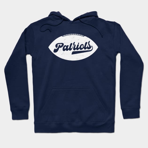 Retro Patriots Football Hoodie by SLAG_Creative